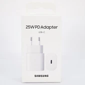 Samsung Galaxy Note 10 Lite Type-C Fast Şarj Adaptörü 25W Beyaz thumbnail 4