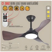 Cata Ct-3002 Bern Ledli Tavan Vantilatörü thumbnail 2