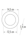 Cata 9w Slim Led Panel (GÜNIŞIĞI) Cat Ct-5146g thumbnail 4