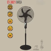 Cata Ct-3021 Datça 18" Ayaklı Vantilatör thumbnail 3
