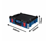 Bosch L Boxx Contractor Tekerlekli 3Lü Taşıma Seti thumbnail 5