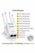 Wireless Wifi Repeater Range Extender 4 Antenli Wifi Yükseltici thumbnail 2