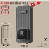 Cata Ct-6010 5500W Akıllı Dijital Şofben thumbnail 3