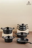 Kuvars 13 Parça Döküm Tencere Tava Sahan Seti thumbnail 1