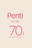 PENTİ Micro 70 Siyah Külotlu Çorap-Pentilicious thumbnail 3
