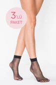 PENTİ Fit 15 3lü Siyah Soket Çorap thumbnail 1