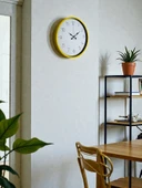 36 Cm Standart Sarı Duvar Saati thumbnail 3