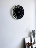 36 Cm Krem Dekoratif Duvar Saati thumbnail 2