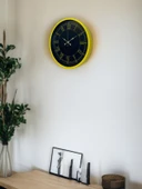 36 Cm Standart Sarı Duvar Saati thumbnail 3