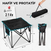Fundango Cozy Stool Plus Ultra Konforlu Destekli Katlanır Tabure Black thumbnail 2