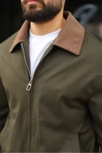 Kadife Yakalı Trucker Model Ceket thumbnail 7