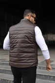 Basic Slim Fit Deri Yelek thumbnail 8