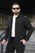 Dikiş Detaylı Düğmeli Mevsimlik Ceket thumbnail 8
