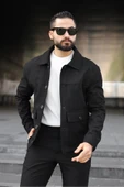 Torba Cepli Düğmeli Mevsimlik Ceket thumbnail 5