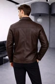 Zamansız Stil Şık Basic Deri Ceket thumbnail 8