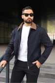 Kadife Yakalı Trucker Model Ceket thumbnail 12