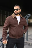 Kadife Yakalı Trucker Model Ceket thumbnail 3