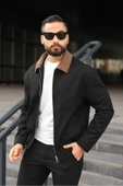Kadife Yakalı Trucker Model Ceket thumbnail 8
