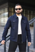 Cep Kapaklı Basic Keten Ceket thumbnail 1