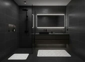 BANYO PASPASI 2'Lİ SET KARO EKRU thumbnail 1