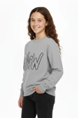 Kız Çocuk Baskılı Sweatshirt BGL-ST05267 thumbnail 4