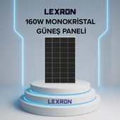 Lexron 160w Monokri̇stal Güneş Paneli̇ thumbnail 1