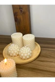 Görke Tasarım Bubble Silindir ve Bubble Yuvarlak Mum thumbnail 7