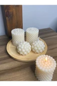 Görke Tasarım Bubble Silindir ve Bubble Yuvarlak Mum thumbnail 8