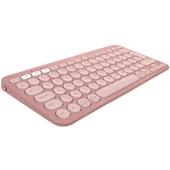 Logitech K380s Çakıl Tuşlu Bluetooth Klavye Pembe thumbnail 2