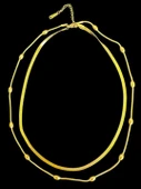 ÇELİK 2'Lİ GOLD RENK MODEL ÇELİK KOLYE 45 CM thumbnail 1