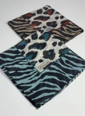 İndia Leopar Desen 2'li Sorti  Eşarp -6294 thumbnail 7