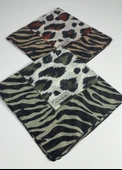 İndia Leopar Desen 2'li  Eşarp -6294 thumbnail 9