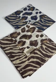 İndia Leopar Desen 2'li  Eşarp -6294 thumbnail 8