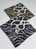 İndia Leopar Desen 2'li Sorti  Eşarp -6294 thumbnail 1