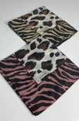 İndia Leopar Desen 2'li  Eşarp -6294 thumbnail 6