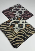 İndia Leopar Desen 2'li  Eşarp -6294 thumbnail 5