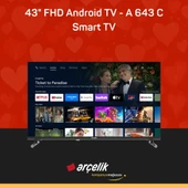 ARÇELİK 43" FHD Android TV - A 643 C Smart TV thumbnail 1