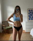 Soft Blue Spor Bralet Mavi thumbnail 7