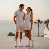 Sloganlı Ribanalı Tenis Çorap 3'lü thumbnail 10