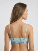 Cute Dog Desenli Kadın Bralet thumbnail 5