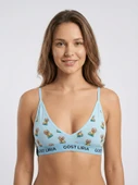 Cute Dog Desenli Kadın Bralet thumbnail 3