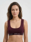 Calm Spor Bralet Bordo thumbnail 3
