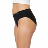 Premium Bambu Kadın Slip – 6’lı  Paket Siyah thumbnail 3