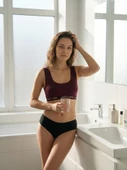 Calm Spor Bralet Bordo thumbnail 5