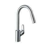 Hansgrohe Focus E2 Pull Out Tek Kollu Spiralli Mutfak Batarya Krom - 31815000 thumbnail 1