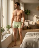 Sage Green Erkek Boxer Yeşil thumbnail 7