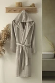 Waffle Unisex Pamuklu Pike Bornoz thumbnail 2