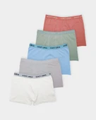 Full Moon Boxer 5'li Paket - Çok Renkli thumbnail 1