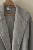Waffle Unisex Pamuklu Pike Bornoz thumbnail 7