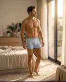 Soft Blue Erkek Boxer Mavi thumbnail 7